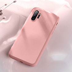 Silikon Hülle Handyhülle Ultra Dünn Schutzhülle Flexible 360 Grad Ganzkörper Tasche C05 für Samsung Galaxy Note 10 Plus 5G Rosa