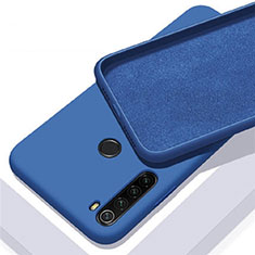 Silikon Hülle Handyhülle Ultra Dünn Schutzhülle Flexible 360 Grad Ganzkörper Tasche C05 für Xiaomi Redmi Note 8 (2021) Blau
