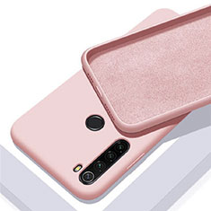Silikon Hülle Handyhülle Ultra Dünn Schutzhülle Flexible 360 Grad Ganzkörper Tasche C05 für Xiaomi Redmi Note 8 Rosa