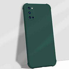 Silikon Hülle Handyhülle Ultra Dünn Schutzhülle Flexible 360 Grad Ganzkörper Tasche C06 für Oppo Reno4 5G Grün