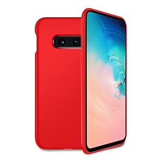 Silikon Hülle Handyhülle Ultra Dünn Schutzhülle Flexible 360 Grad Ganzkörper Tasche C06 für Samsung Galaxy S10e Rot