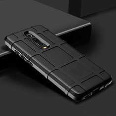 Silikon Hülle Handyhülle Ultra Dünn Schutzhülle Flexible 360 Grad Ganzkörper Tasche C06 für Xiaomi Mi 9T Pro Schwarz