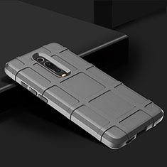 Silikon Hülle Handyhülle Ultra Dünn Schutzhülle Flexible 360 Grad Ganzkörper Tasche C06 für Xiaomi Mi 9T Pro Silber