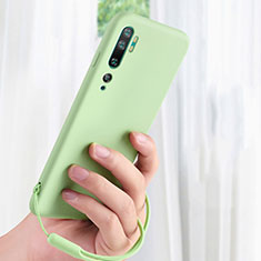 Silikon Hülle Handyhülle Ultra Dünn Schutzhülle Flexible 360 Grad Ganzkörper Tasche C06 für Xiaomi Mi Note 10 Pro Grün