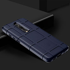 Silikon Hülle Handyhülle Ultra Dünn Schutzhülle Flexible 360 Grad Ganzkörper Tasche C06 für Xiaomi Redmi K20 Blau