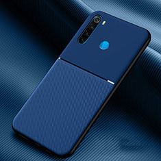 Silikon Hülle Handyhülle Ultra Dünn Schutzhülle Flexible 360 Grad Ganzkörper Tasche C06 für Xiaomi Redmi Note 8 (2021) Blau