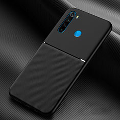 Silikon Hülle Handyhülle Ultra Dünn Schutzhülle Flexible 360 Grad Ganzkörper Tasche C06 für Xiaomi Redmi Note 8 (2021) Schwarz