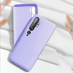 Silikon Hülle Handyhülle Ultra Dünn Schutzhülle Flexible 360 Grad Ganzkörper Tasche C07 für Xiaomi Mi Note 10 Pro Violett