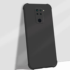 Silikon Hülle Handyhülle Ultra Dünn Schutzhülle Flexible 360 Grad Ganzkörper Tasche G02 für Xiaomi Redmi 10X 4G Schwarz
