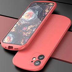 Silikon Hülle Handyhülle Ultra Dünn Schutzhülle Flexible 360 Grad Ganzkörper Tasche N01 für Apple iPhone 12 Mini Rot