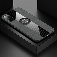 Silikon Hülle Handyhülle Ultra Dünn Schutzhülle Flexible Tasche C01 für Huawei Honor V30 5G Dunkelgrau