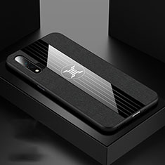 Silikon Hülle Handyhülle Ultra Dünn Schutzhülle Flexible Tasche C01 für Huawei Nova 6 Schwarz