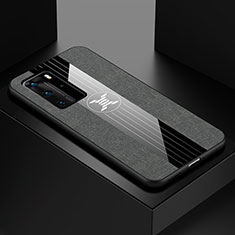 Silikon Hülle Handyhülle Ultra Dünn Schutzhülle Flexible Tasche C01 für Huawei P40 Pro Grau