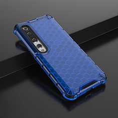 Silikon Hülle Handyhülle Ultra Dünn Schutzhülle Flexible Tasche C01 für Xiaomi Mi 10 Pro Blau
