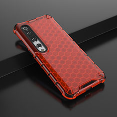 Silikon Hülle Handyhülle Ultra Dünn Schutzhülle Flexible Tasche C01 für Xiaomi Mi 10 Pro Rot