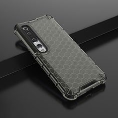 Silikon Hülle Handyhülle Ultra Dünn Schutzhülle Flexible Tasche C01 für Xiaomi Mi 10 Pro Schwarz
