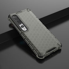 Silikon Hülle Handyhülle Ultra Dünn Schutzhülle Flexible Tasche C01 für Xiaomi Mi 10 Schwarz