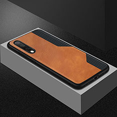 Silikon Hülle Handyhülle Ultra Dünn Schutzhülle Flexible Tasche C01 für Xiaomi Mi A3 Orange