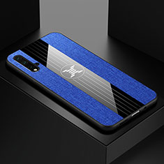 Silikon Hülle Handyhülle Ultra Dünn Schutzhülle Flexible Tasche C02 für Huawei Nova 5 Pro Blau