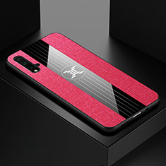 Silikon Hülle Handyhülle Ultra Dünn Schutzhülle Flexible Tasche C02 für Huawei Nova 5 Pro Pink