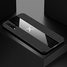 Silikon Hülle Handyhülle Ultra Dünn Schutzhülle Flexible Tasche C02 für Huawei Nova 5 Schwarz