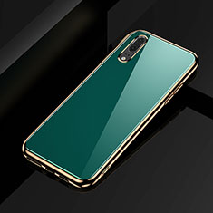 Silikon Hülle Handyhülle Ultra Dünn Schutzhülle Flexible Tasche C02 für Huawei P20 Cyan