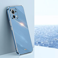 Silikon Hülle Handyhülle Ultra Dünn Schutzhülle Flexible Tasche C03 für Xiaomi Mi 11 5G Blau