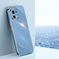 Silikon Hülle Handyhülle Ultra Dünn Schutzhülle Flexible Tasche C03 für Xiaomi Mi 11 Lite 5G Blau
