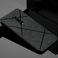 Silikon Hülle Handyhülle Ultra Dünn Schutzhülle Flexible Tasche C03 für Xiaomi Mi 9T Pro Schwarz