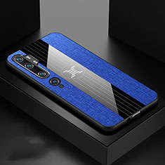 Silikon Hülle Handyhülle Ultra Dünn Schutzhülle Flexible Tasche C03 für Xiaomi Mi Note 10 Pro Blau