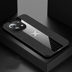 Silikon Hülle Handyhülle Ultra Dünn Schutzhülle Flexible Tasche C04 für Xiaomi Mi 11 5G Schwarz
