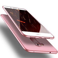 Silikon Hülle Handyhülle Ultra Dünn Schutzhülle für Huawei Honor 6C Rosa