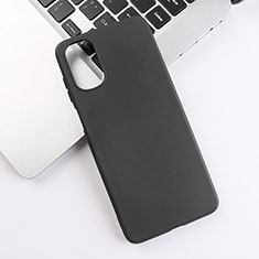 Silikon Hülle Handyhülle Ultra Dünn Schutzhülle für Motorola Moto G22 Schwarz