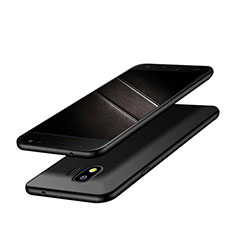 Silikon Hülle Handyhülle Ultra Dünn Schutzhülle für Samsung Galaxy J2 Pro (2018) J250F Schwarz