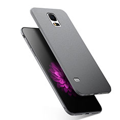 Silikon Hülle Handyhülle Ultra Dünn Schutzhülle für Samsung Galaxy S5 Duos Plus Grau