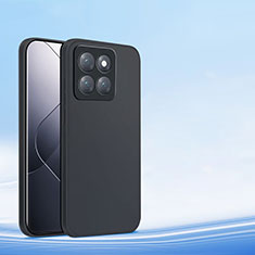 Silikon Hülle Handyhülle Ultra Dünn Schutzhülle für Xiaomi Mi 14 Pro 5G Schwarz