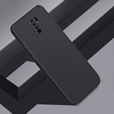 Silikon Hülle Handyhülle Ultra Dünn Schutzhülle für Xiaomi Redmi 9 Prime India Schwarz