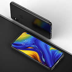 Silikon Hülle Handyhülle Ultra Dünn Schutzhülle R01 für Xiaomi Mi Mix 3 Schwarz