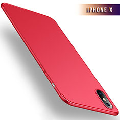 Silikon Hülle Handyhülle Ultra Dünn Schutzhülle S02 für Apple iPhone Xs Rot