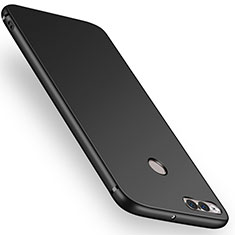 Silikon Hülle Handyhülle Ultra Dünn Schutzhülle S02 für Huawei Honor 7X Schwarz