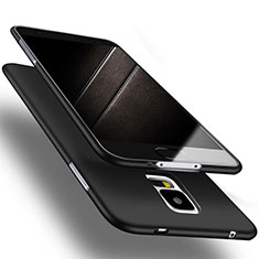 Silikon Hülle Handyhülle Ultra Dünn Schutzhülle S02 für Samsung Galaxy S5 Duos Plus Schwarz