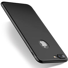 Silikon Hülle Handyhülle Ultra Dünn Schutzhülle S03 für Apple iPhone 8 Plus Schwarz