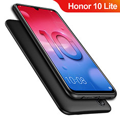 Silikon Hülle Handyhülle Ultra Dünn Schutzhülle S03 für Huawei Honor 10 Lite Schwarz