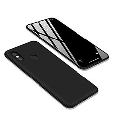 Silikon Hülle Handyhülle Ultra Dünn Schutzhülle S03 für Xiaomi Redmi Y2 Schwarz