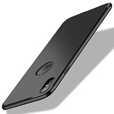 Silikon Hülle Handyhülle Ultra Dünn Schutzhülle S04 für Apple iPhone X Schwarz