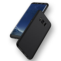 Silikon Hülle Handyhülle Ultra Dünn Schutzhülle S04 für Samsung Galaxy S8 Plus Schwarz