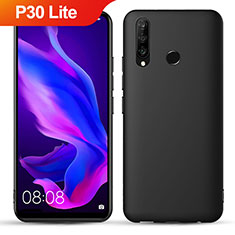 Silikon Hülle Handyhülle Ultra Dünn Schutzhülle S05 für Huawei P30 Lite Schwarz