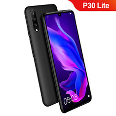 Silikon Hülle Handyhülle Ultra Dünn Schutzhülle S06 für Huawei P30 Lite New Edition Schwarz