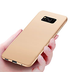 Silikon Hülle Handyhülle Ultra Dünn Schutzhülle S06 für Samsung Galaxy S8 Gold