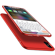 Silikon Hülle Handyhülle Ultra Dünn Schutzhülle S14 für Apple iPhone Xs Max Rot